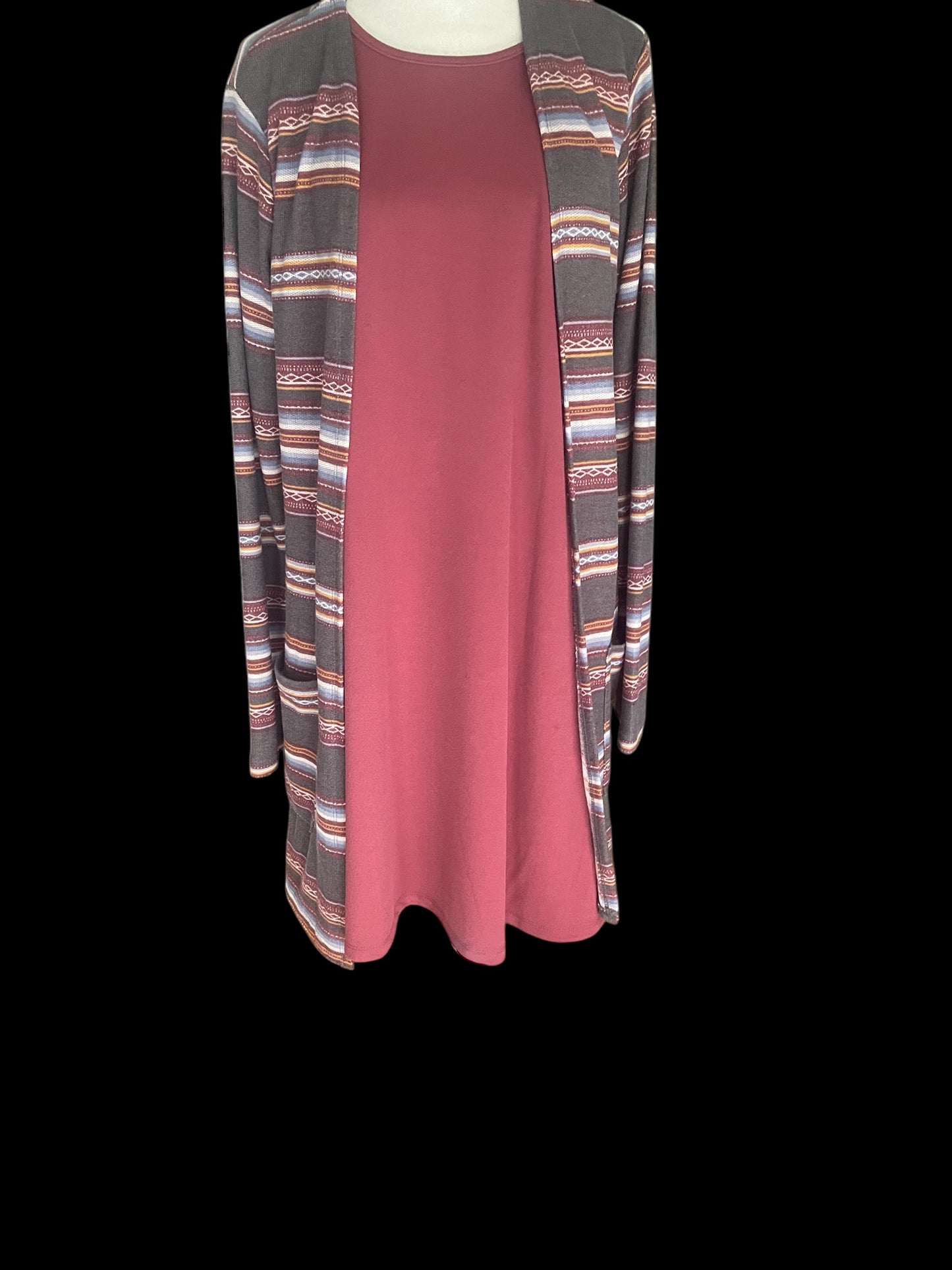 Two piece dress gently worn. Wear as separate pieces or together.