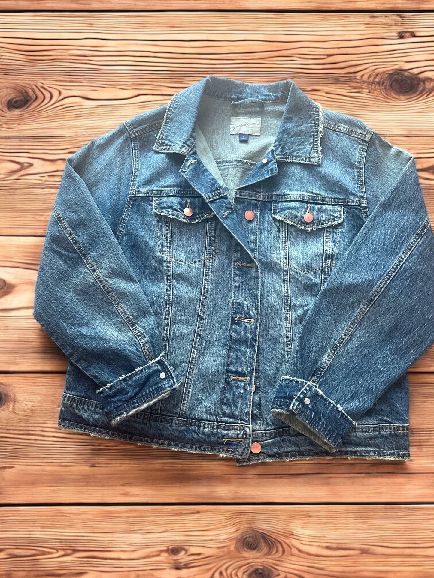 Women’s size large Goods Co. Jean jacket. Worn only a few times.