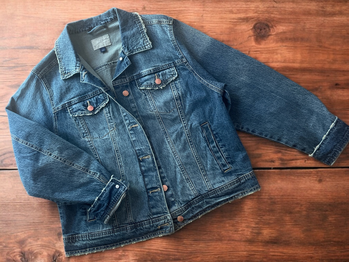 Women’s size large Goods Co. Jean jacket. Worn only a few times.