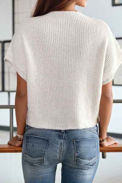 SWEATER FLOWER EMBROIDERY SWEATER